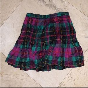 Plaid skirt